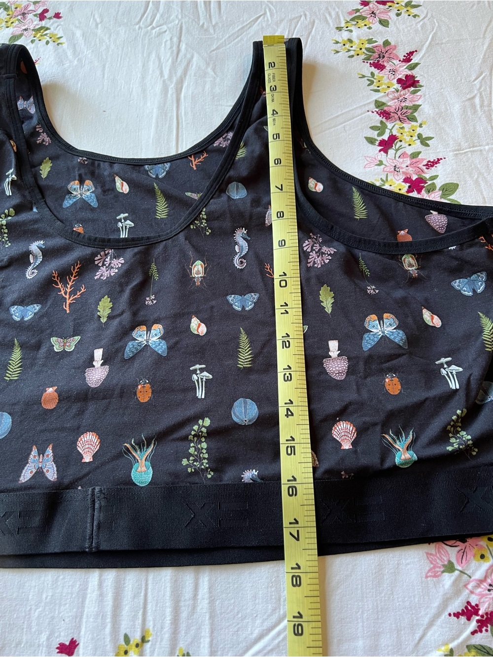 TomboyX Critter Print Scoop Soft Sports Bralette 6X - Picture 3 of 5
